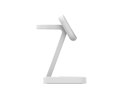 LAX White Vertical MagSafe 3in1 Charging Stand, White (MG3IN1STW)