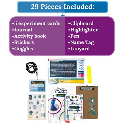 Carson Dellosa Education Mini Maker Kit: Art Science, Multicolored (CD-746013)