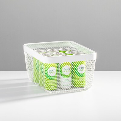 iDesign Steel Organizer, Matte White (25958)