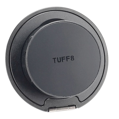 TUFF8 Sidekick Magnetic Ultra-Thin 360° Cell Phone Ring Stand, Black (AO-MSTRS)