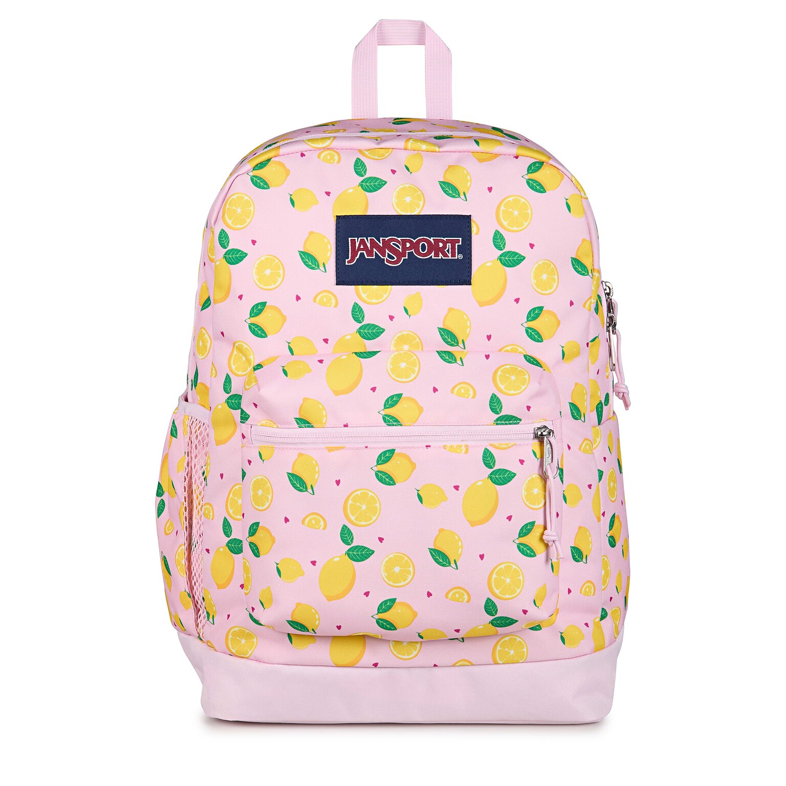 JanSport Cross Town Plus Laptop Compatible Backpack, Small, Lemonade Stand Pink (JS0A7ZNZA3C)