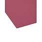 Smead File Folder, 3 Tab, Letter Size, Maroon, 100/Box (10275)