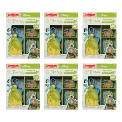 Melissa & Doug Disney Magnetic Dress Up Tiana Playset, Multicolored, 6/Pack (51289-CASE)