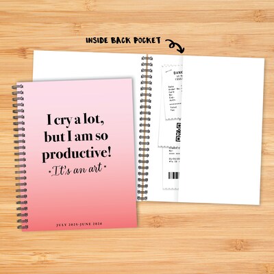 2025-2026 Willow Creek So Productive 8.5" x Academic Year Weekly & Monthly Planner (55113X)