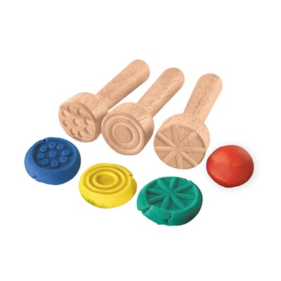 JOVI Plastilina Modeling Clay Baby School Pack, 20 Bars & 9 Stamps (JOV37120)