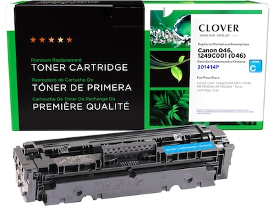 Clover Imaging Group Remanufactured Cyan Standard Yield Toner Cartridge Replacement for Canon 046 (1249C001)