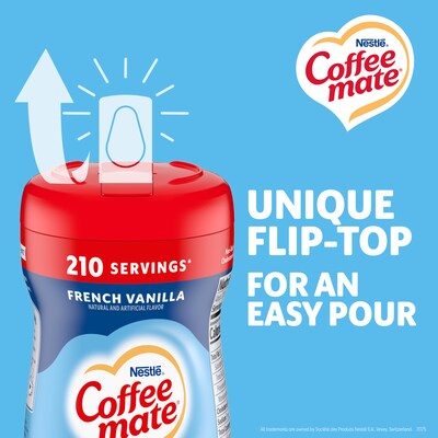 Coffee mate French Vanilla Powdered Creamer, 15 oz., 12/Carton (NES35775)