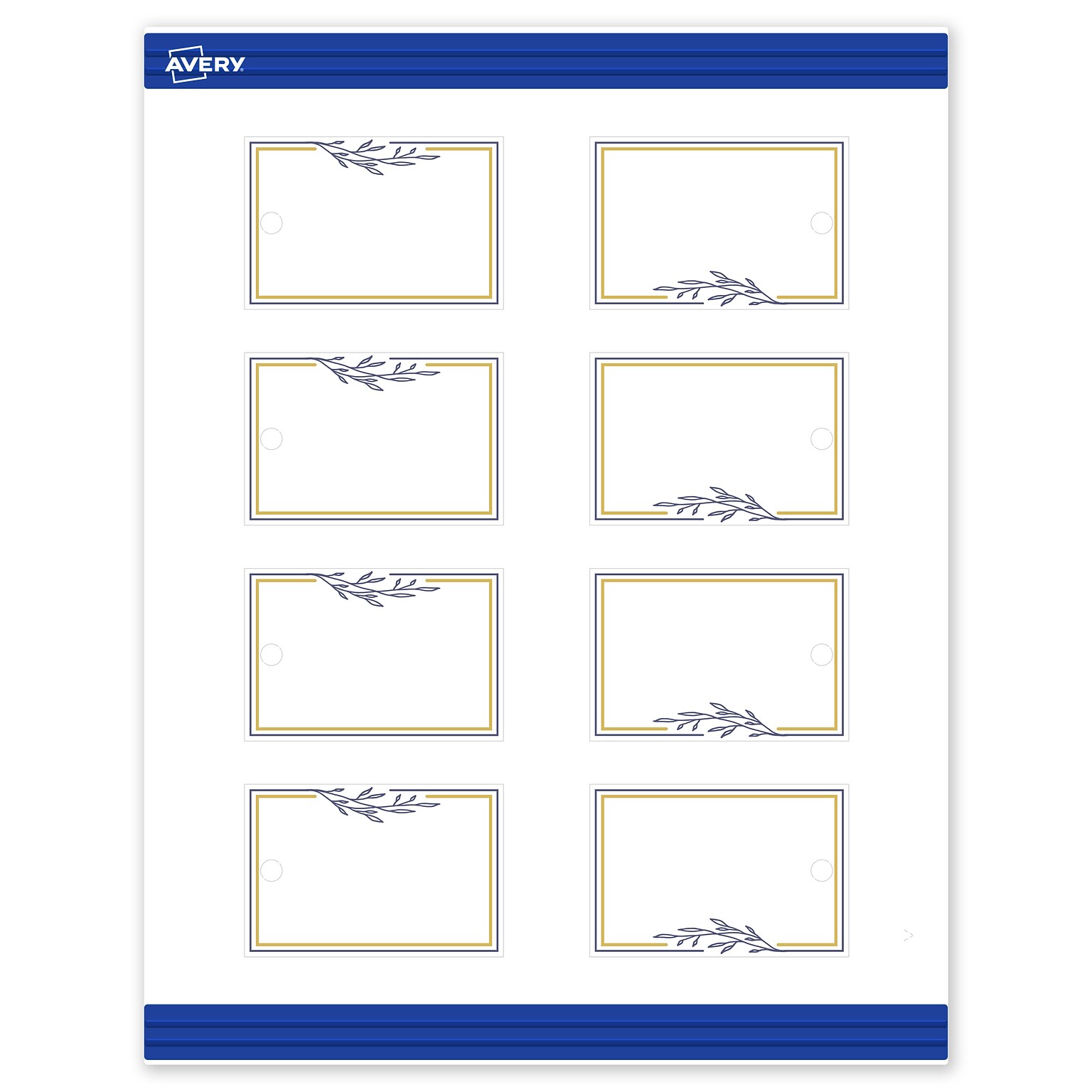 Avery  3 Blank Price & Merchandise Tags, White, 80/Carton (S00-DNQ-PRMWT10)