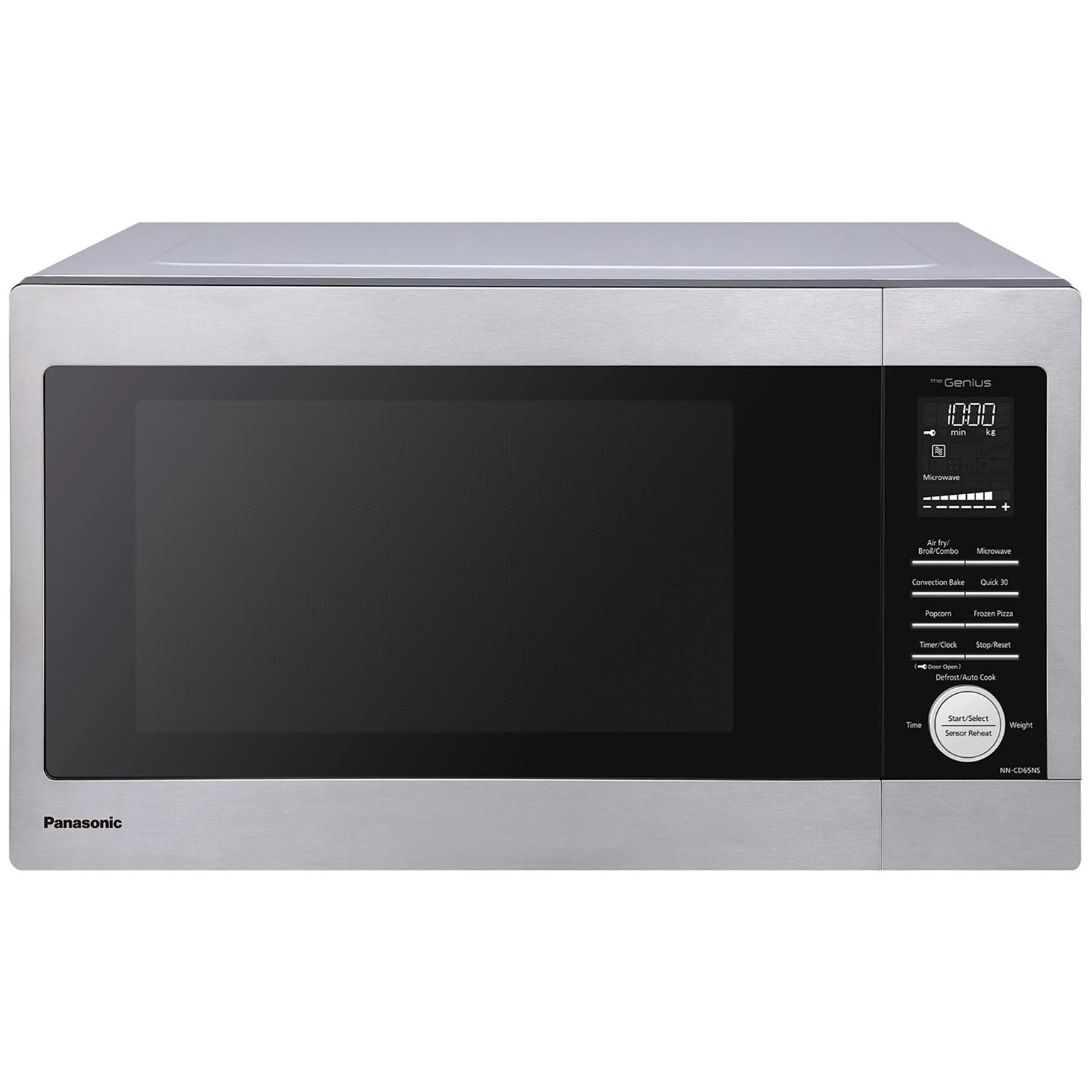 Panasonic HomeMADE 1.3 Cu. Ft. Countertop Microwave, Stainless Steel (NN-CD65NS)