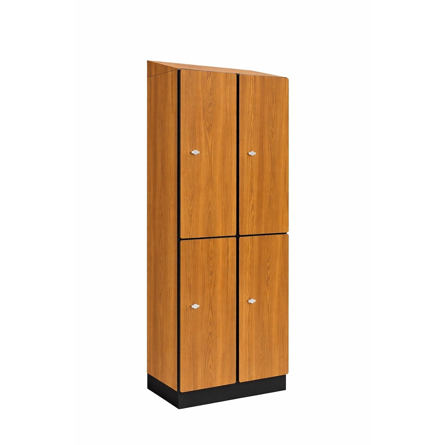 Alpine Industries 72 2-Tier 2-Column Storage Locker, Oak (701-O-2-SPO-WTD)