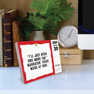 2027 Willow Creek ADHD is Awesome 6.2" x 5.4" Daily Day-to-Day Calendar, Assorted Colors (64931)