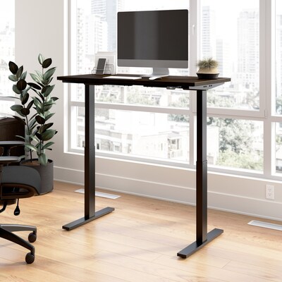 Bush Business Furniture Move 60 Series 48W Electric Height Adjustable Standing Desk, Mocha Cherry (