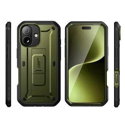 SUPCASE Unicorn Beetle Pro Case for iPhone 17, Shock Absorbing, Guldan (SUP-iPhone2025-UBPro-SP-Guldan)
