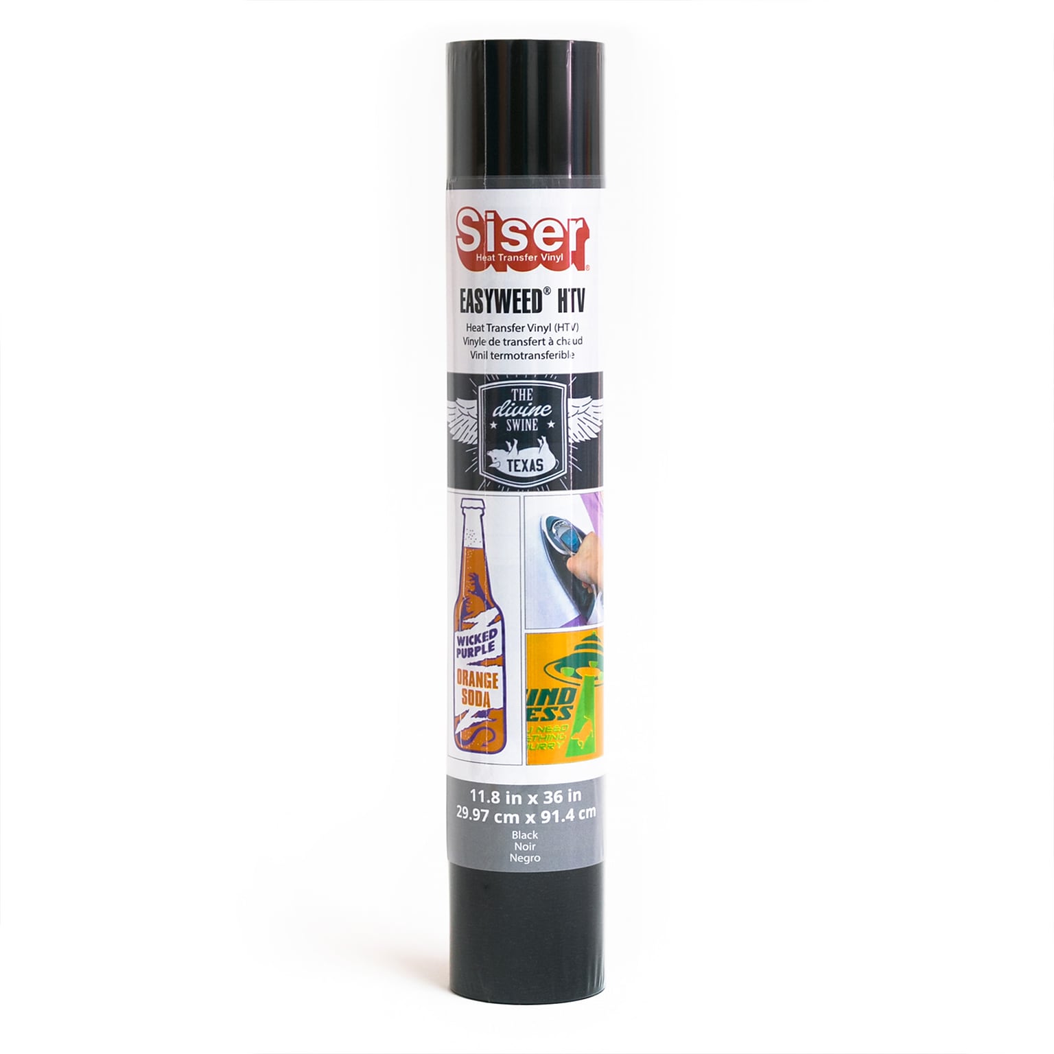 Siser Easyweed Die Cutting HTV Heat Transfer Vinyl, 36, Black (SIRMIEW1183602)