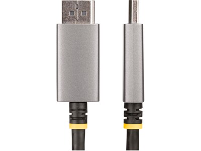 StarTech 6.6' 8K DisplayPort to HDMI Adapter Cable, Male to Male, Space Gray (133DISPLAYPORTHDMI21)
