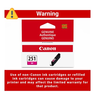 Canon 251 Magenta Standard Yield Ink Cartridge   (6515B001)