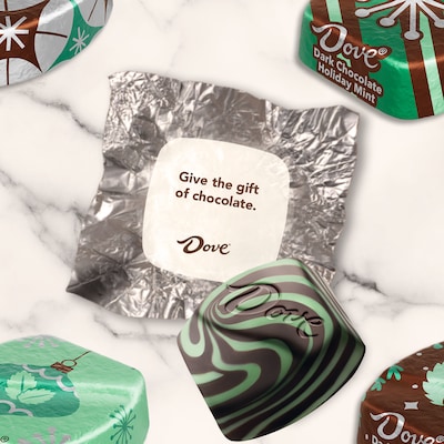 Dove Promises Snack Size Mint Dark Chocolate Pieces, 7.94 Oz. (MMM60974)