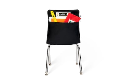 Seat Sack Seat Storage, 18" x 11" x 4", Black, 10/Pack (30119BUNDLE)