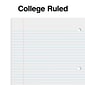 Staples 1-Subject Notebooks, 8" x 10.5", College Ruled, 70 Sheets, Assorted Colors, 6/Pack (TR58376)