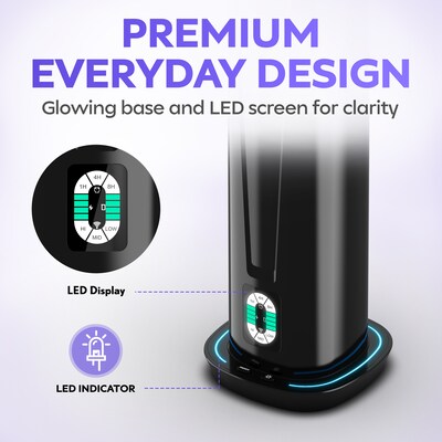 iFab 86L Nebulizing Aromatherapy Essential Oil Diffuser, 4 oz. (ISM86LBK)