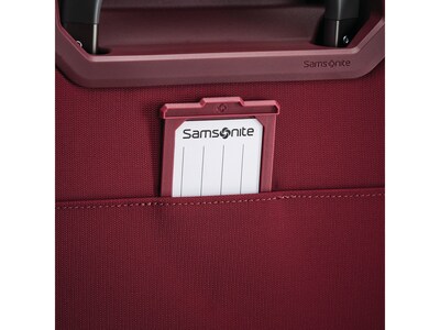 Samsonite Silhouette 17 23" Carry-On Suitcase, 4-Wheeled Spinner, Merlot (139016-2136)