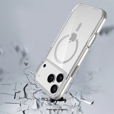 SaharaCase Venture Series Kickstand MagSafe Phone Case for iPhone 17 Pro Max, Shock Absorbing, Clear (CP01008)