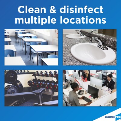 Clorox Commercial Solutions Disinfecting Wipes, Lemon Fresh Scent - 75 Wipes (15948)