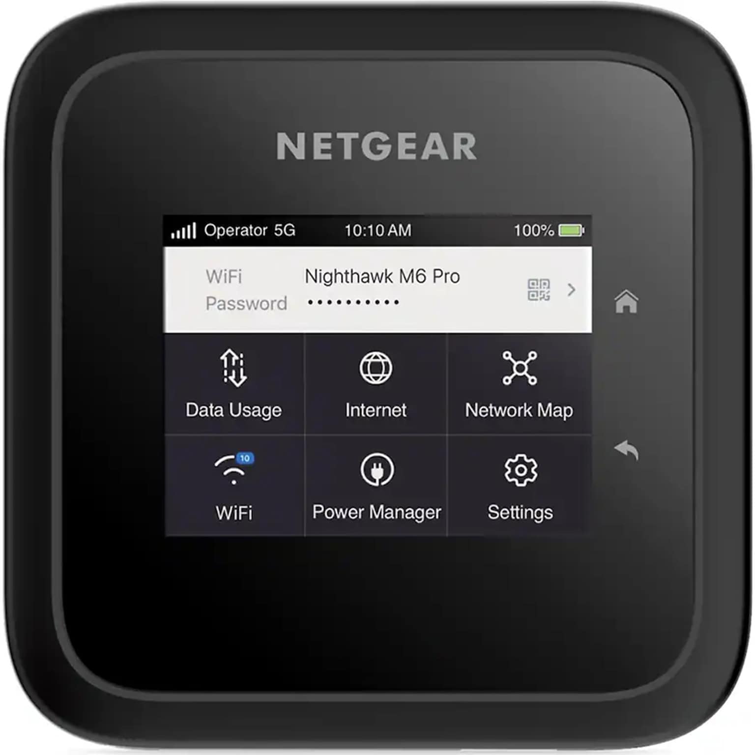 Netgear Nighthawk M6 Pro 802.11 a/b/g/n/ac/ax 8000 Mbps Tri-Band WiFi 6E Router, Black (MR6550-100PAS)