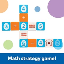 Learning Resources Math Scramble Game, Blue/Orange (LER9131)