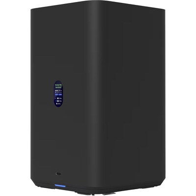 Ubiquiti UNAS 3.5" 2.5GbE USB-C External SATA III Hard Drive Enclosure, HDD, Black (UNAS-2-B)