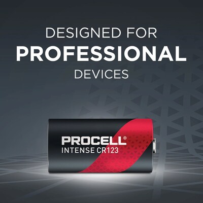Procell 123 Lithium Battery, 12/Pack (PL123BKD)