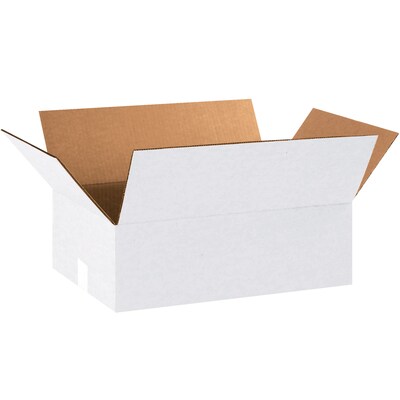 18 x 12 x 6 Shipping Boxes, 32 ECT, White, 25/Bundle (18126W)