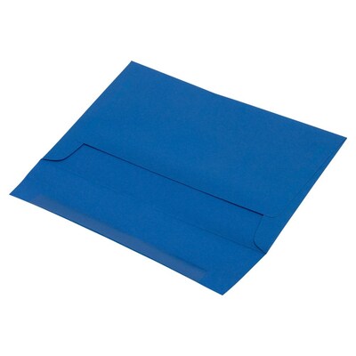 JAM Paper A9 Invitation Envelope 5 3/4" x 8 3/4", Presidential Blue, 25/Pack (563916910)