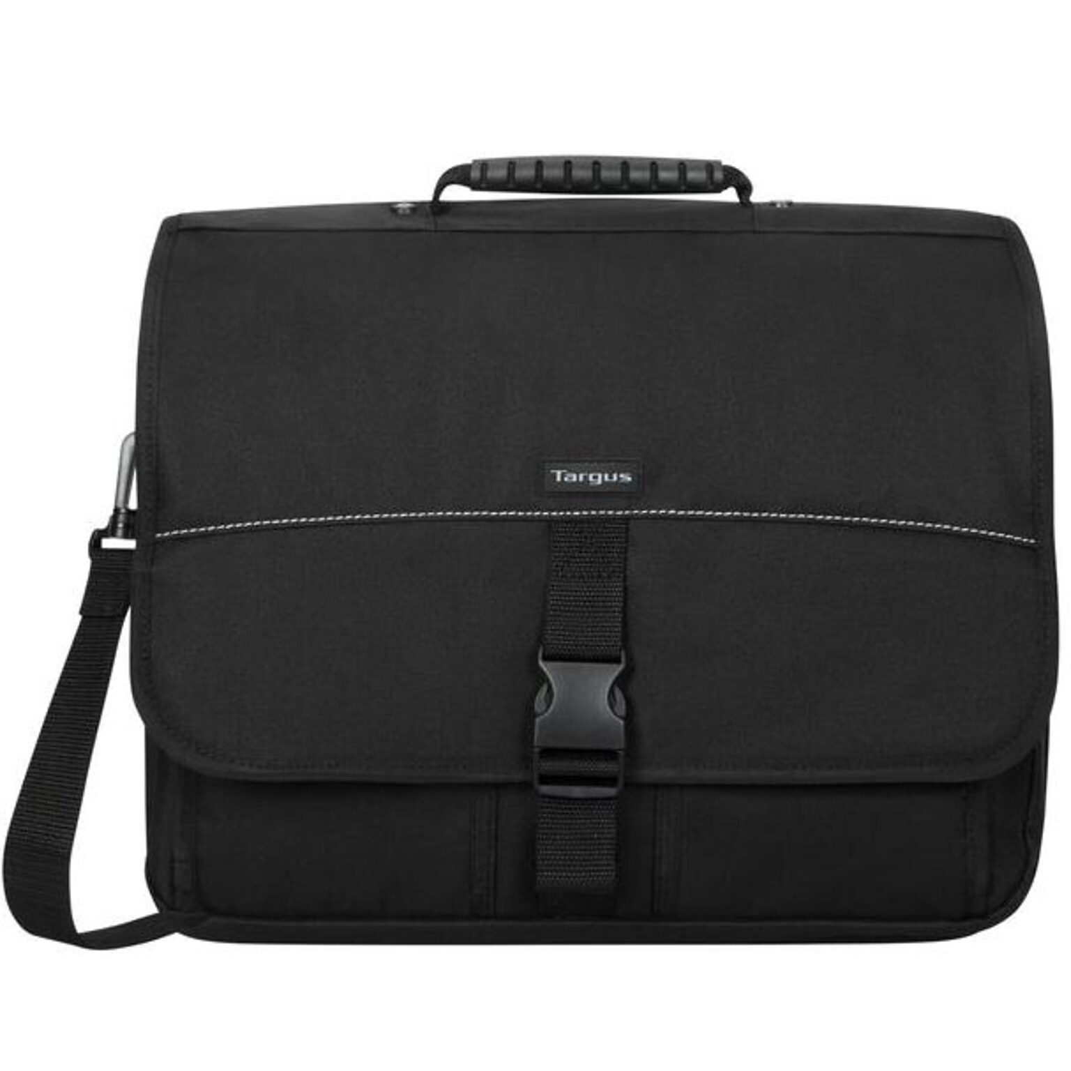Targus Polyester Messenger Bag, Black (TCM004US)