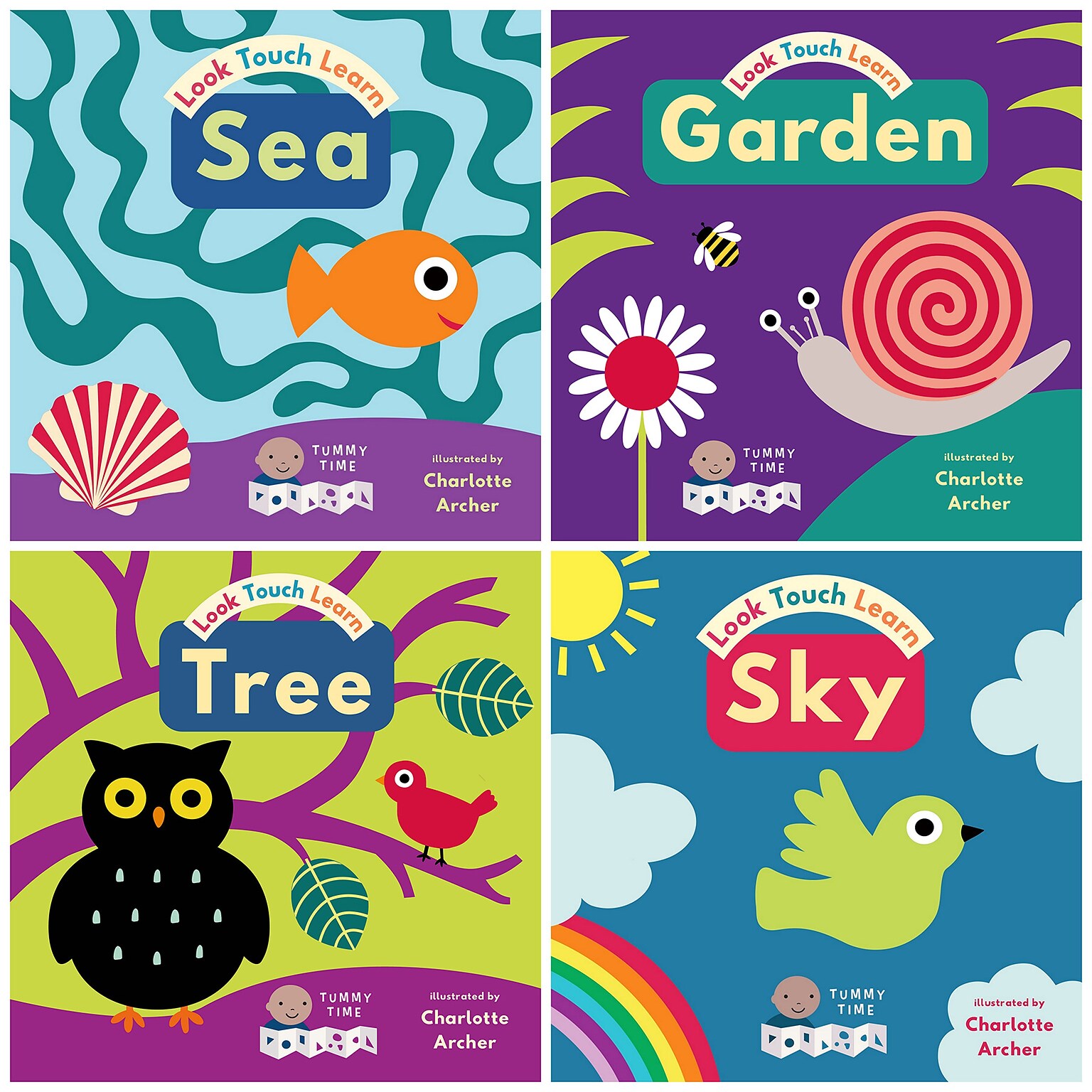 Childs Play Books Look Touch Learn, 4/Set (CPY9781835320778)