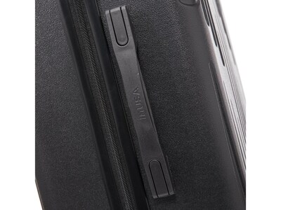 InUSA Drip Hardside Spinner Luggage Set, TSA Checkpoint Friendly, Black (IUDRISML-BLK)