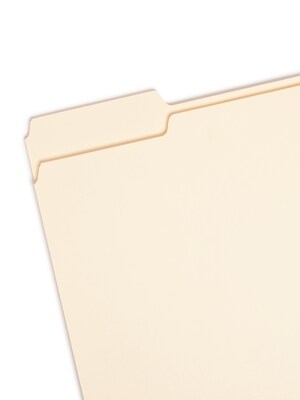 Smead File Folder, 1/3-Cut Tab, Letter Size, Manila, 100/Box (10331)