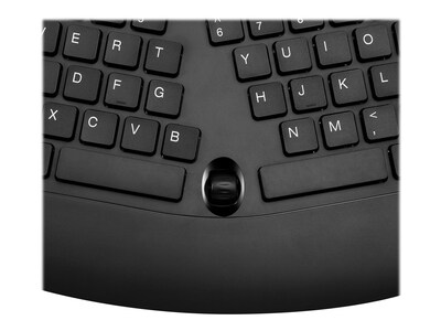 Adesso Tru-Form Media Ergonomic Keyboard, Black (AKB-160UB)