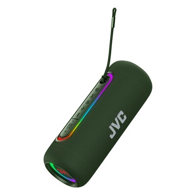 JVC True Wireless Portable Bluetooth Speaker, Water Resistant, Green (SP-PA5BT)