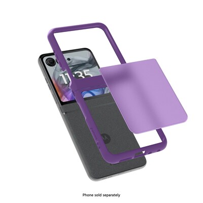 SaharaCase Venture Series Phone Case for Motorola Razr, Shock Absorbing, Purple Orchid (CP00844)