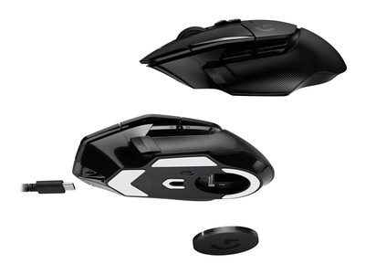 Logitech G502X LIGHTSPEED Wireless Optical Gaming Mouse, Black (910-006178)