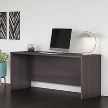 Bush Business Furniture Studio C 72W Credenza Desk, Storm Gray (SCD372SG)