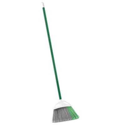 Libman Precision Angle 11 Broom, Steel Handle, 6/Carton (201)