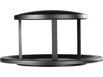 Alpine Industries Rain Bonnet Lid, 32 Gallon, Round, Black (ALP4400-01-RB)