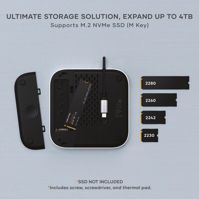 Mac Mini M4 Stand & Hub with SSD Enclosure
