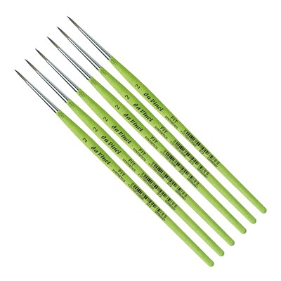 da Vinci FIT Synthetics Acrylic & Tempera Student Round Brush, 6 /Pack (DVXVA3732-6)