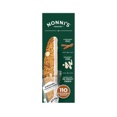 Nonni's Holiday Gingerbread Biscotti, 6.88 oz., 8/Box (197419)
