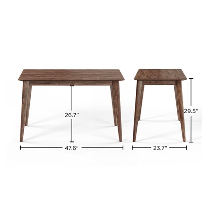 Union & Scale™ MidMod 48" Computer and Writing Desk, Espresso (UN56966)