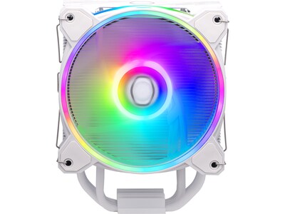 Cooler Master Hyper 212 Halo 120mm Rifle Bearing CPU Air Cooler with RGB Lighting, White (RR-S4WW-20