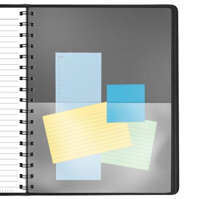2026 AT-A-GLANCE 24-Hour 7" x 8.75" Daily Appointment Book Planner, Faux Leather Cover, Black (70-824-05-26)